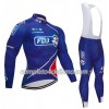 Completo Maglia ML + Pantaloncino con bretelle ML 2018 FDJ N002 Completo Maglia ML + Pantaloncino con bretelle ML 2018 FDJ N002